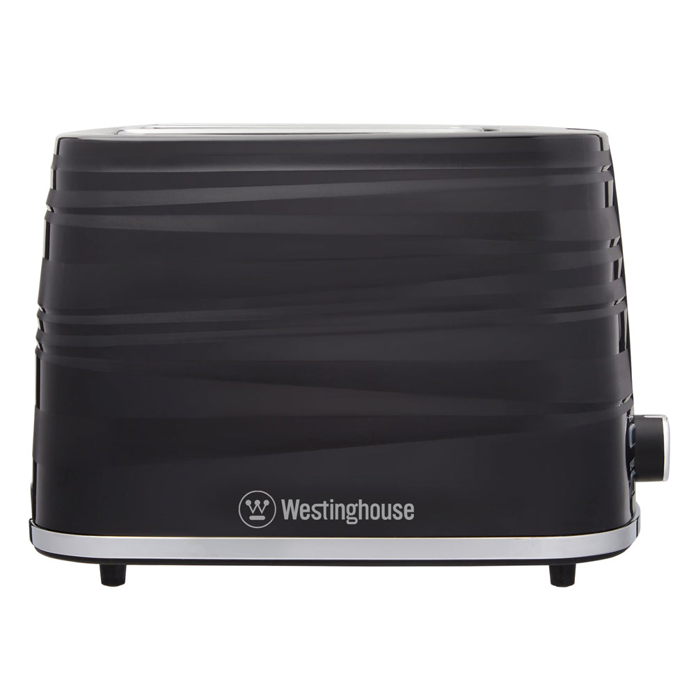 Westinghouse Plastic 1.7L kettle & 2 Slice Toaster Pack - Black