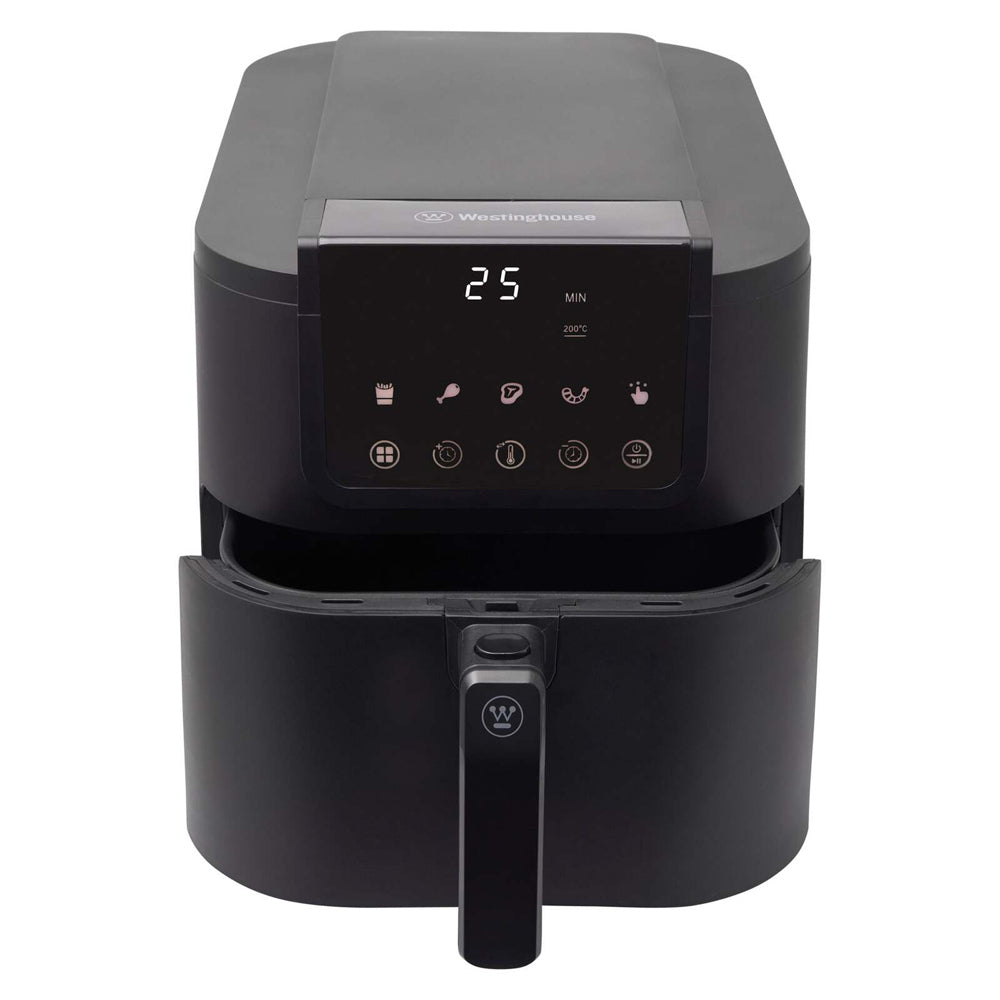 Westinghouse 1700W Air Fryer Slimline Opti-Fry Black 8L