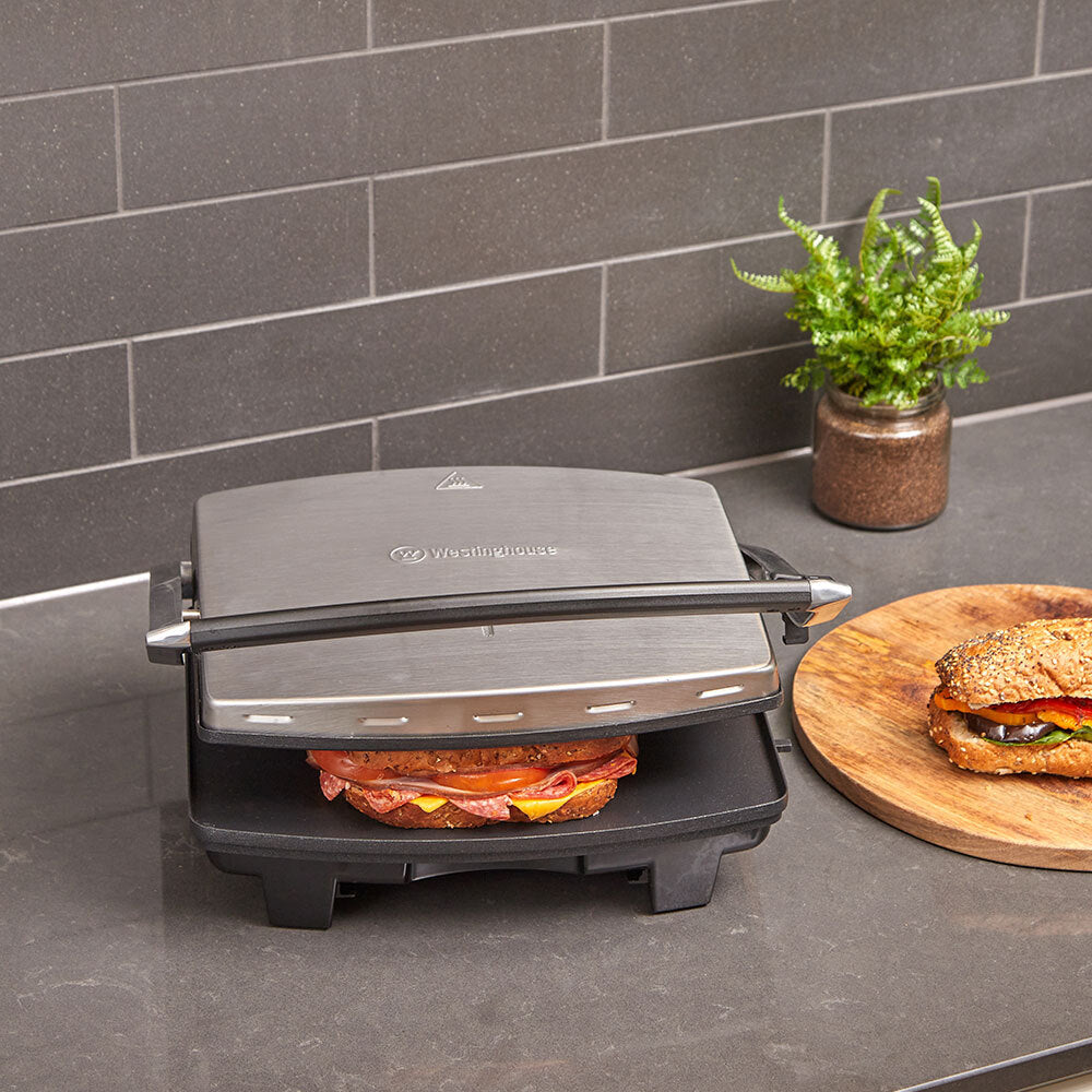 Westinghouse 4 Slice Sandwich Press - Stainless Steel