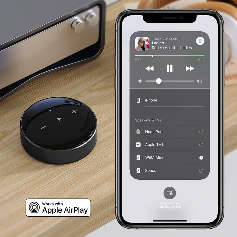 WiiM Mini AirPlay2/Smart Technology Wireless Audio Streamer Receiver
