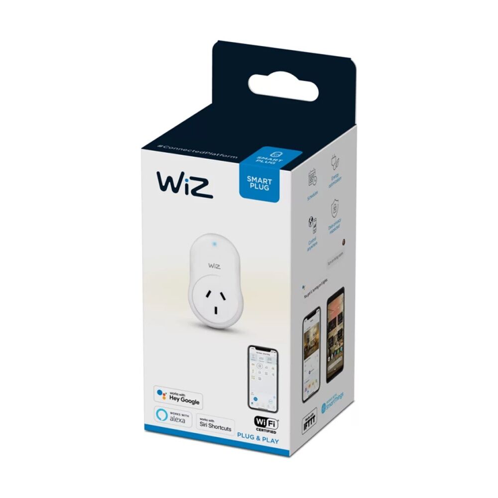 WiZ Connected Smart Wall Socket Plug W/ Smartphone/Voice Control AU/NZ