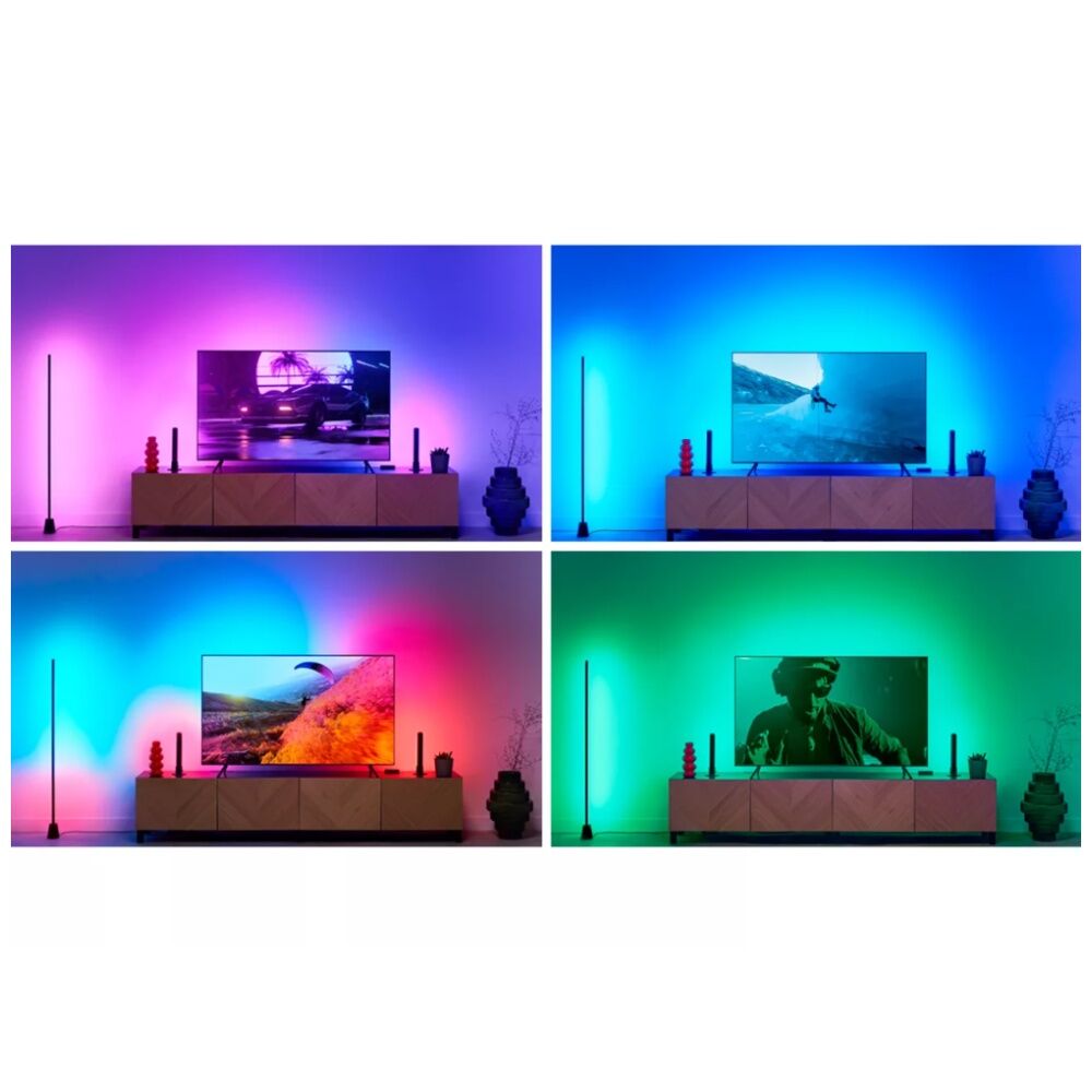 WiZ Connected HDMI Sync LED Strip Multicolour Light Box Kit 75-85"