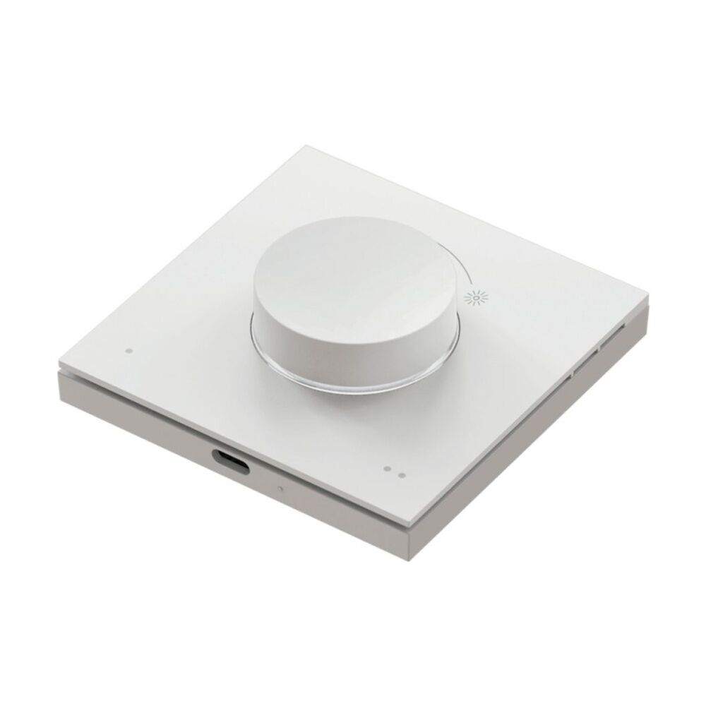 2PK WiZ Connected Wireless USB Rechargeable Portable Smart Tap Dial Switch White