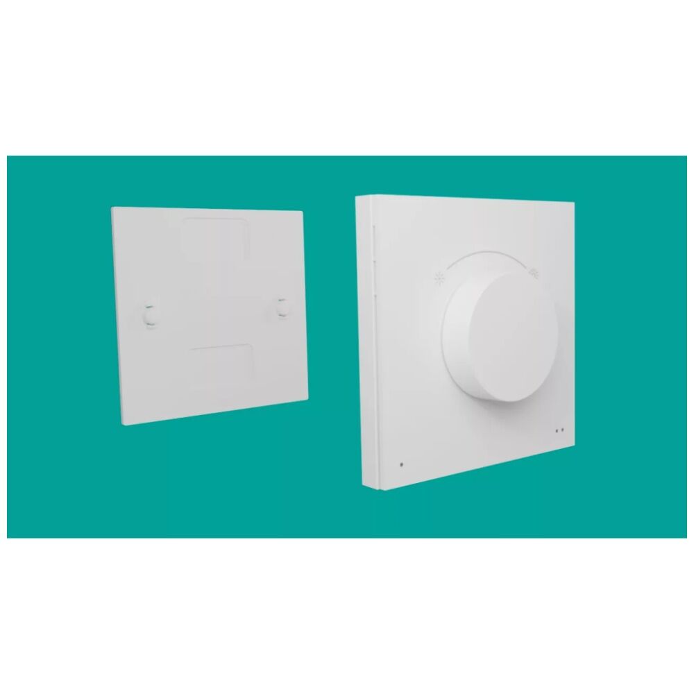 2PK WiZ Connected Wireless USB Rechargeable Portable Smart Tap Dial Switch White