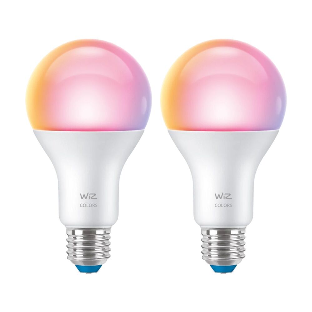 2PK WiZ Connected Color & Tunable White A60 Gen2 Smart LED Lightbulb E27