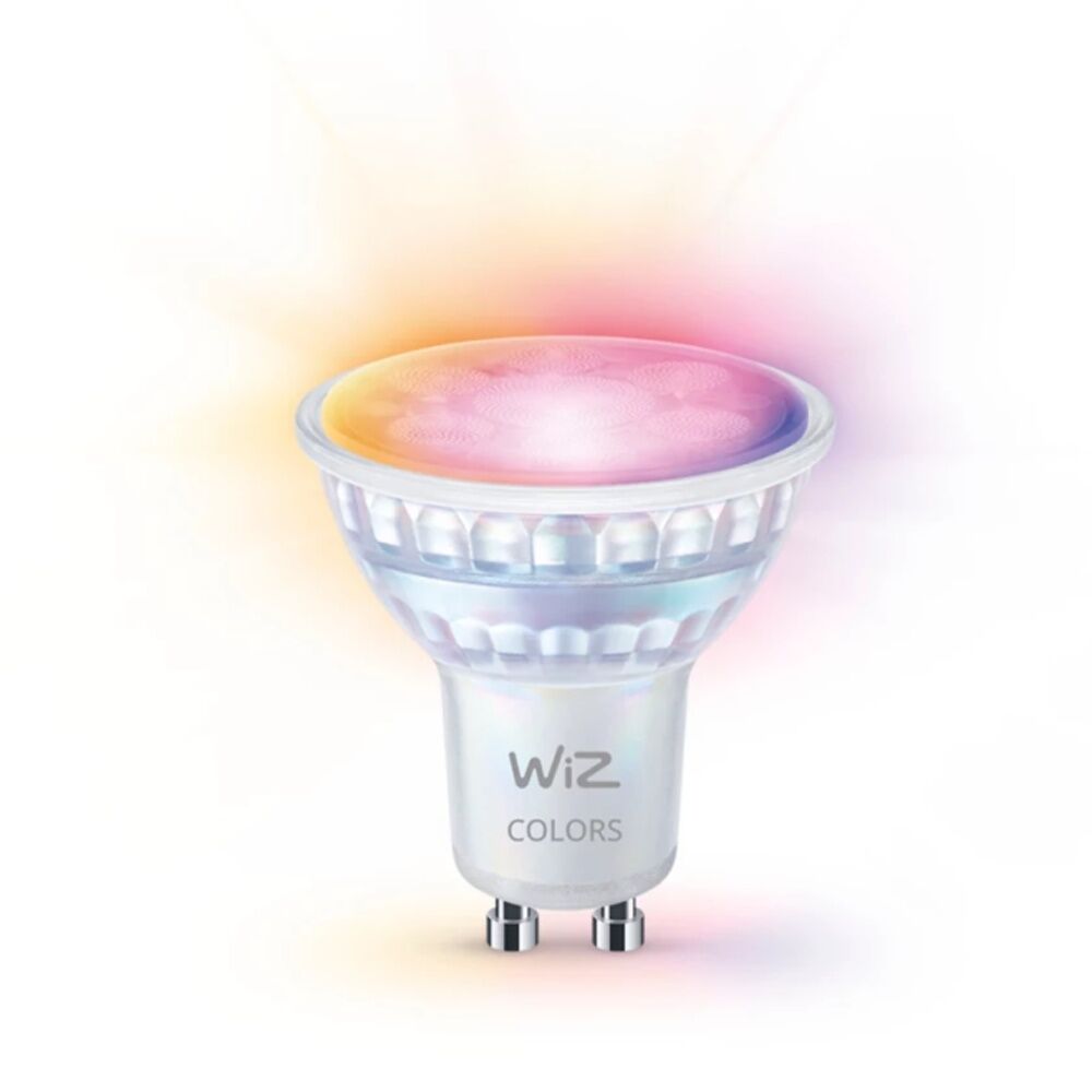2PK WiZ Connected Color & Tunable White Glass Smart Spotlight Lightbulb GU10