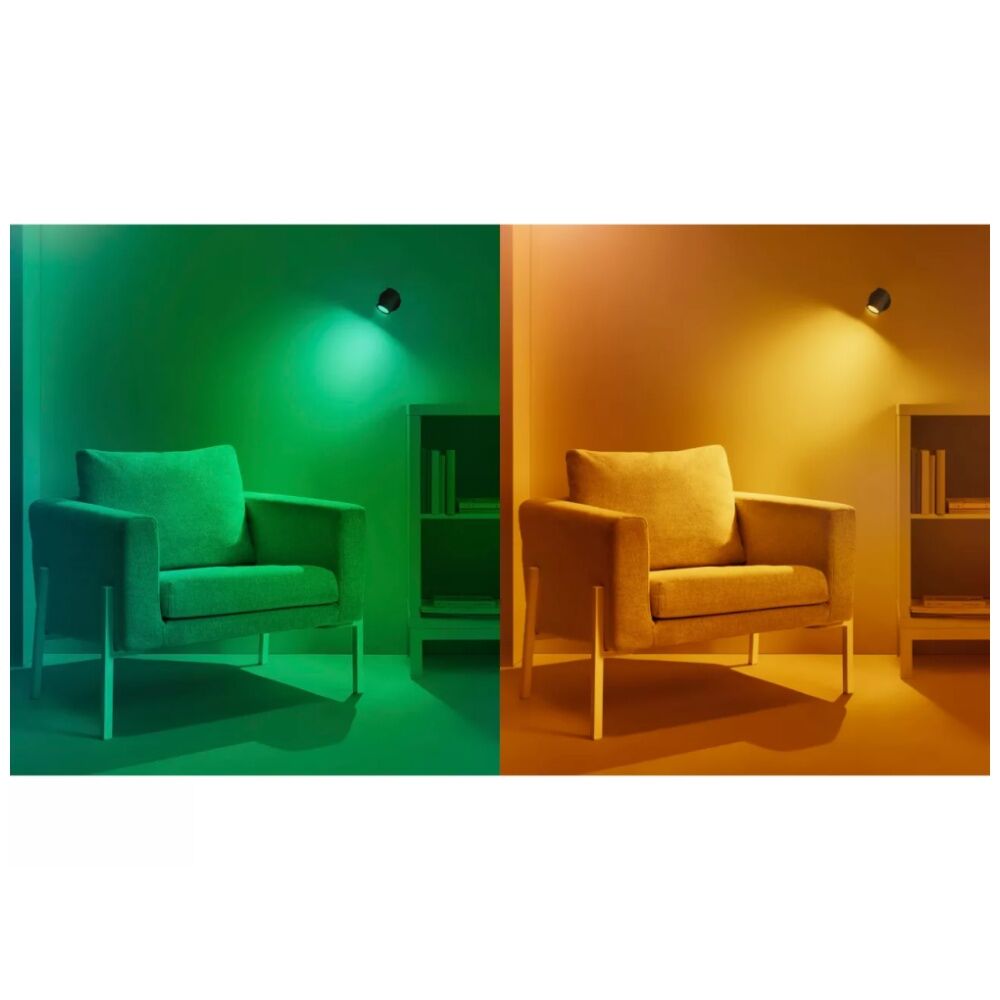 2PK WiZ Connected Color & Tunable White Glass Smart Spotlight Lightbulb GU10