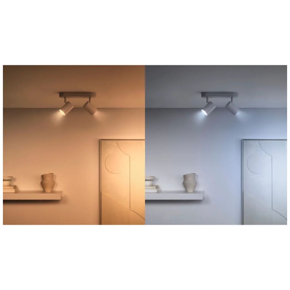 2PK WiZ Connected Color & Tunable White Glass Smart Spotlight Lightbulb GU10