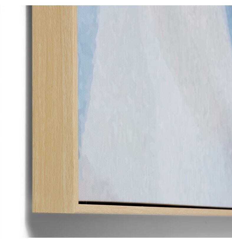 E Style 80x100cm Misty Canvas Wall Art - Blue