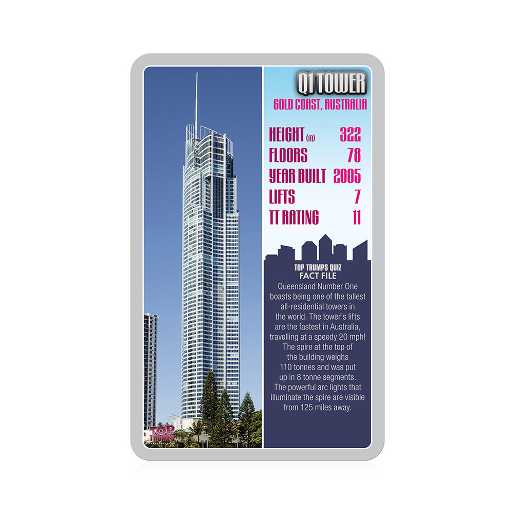 Top Trumps Skyscrapers Playing Card Game/Collection 5+