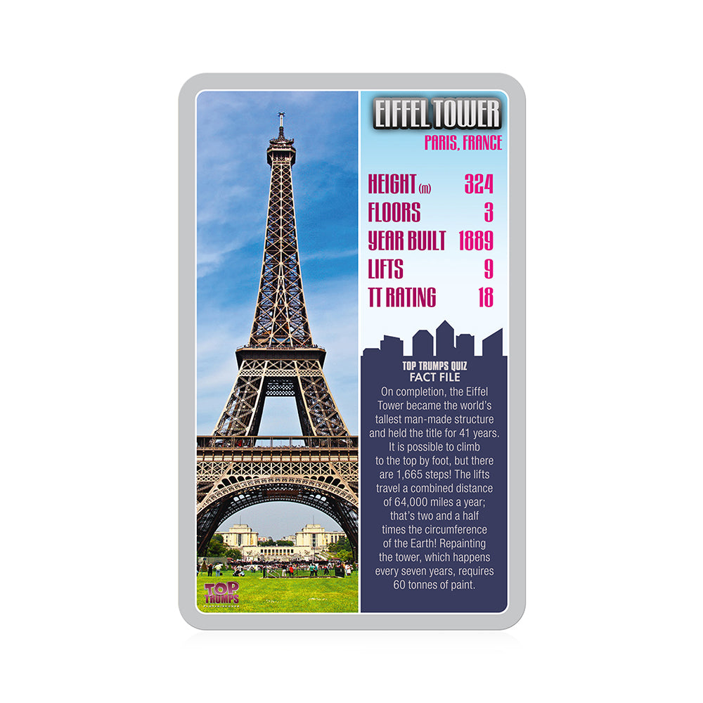Top Trumps Skyscrapers Playing Card Game/Collection 5+