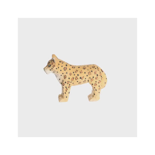 Wudimals Leopard Handmade Wooden Animal Toy Figurine Non-Toxic 3y+