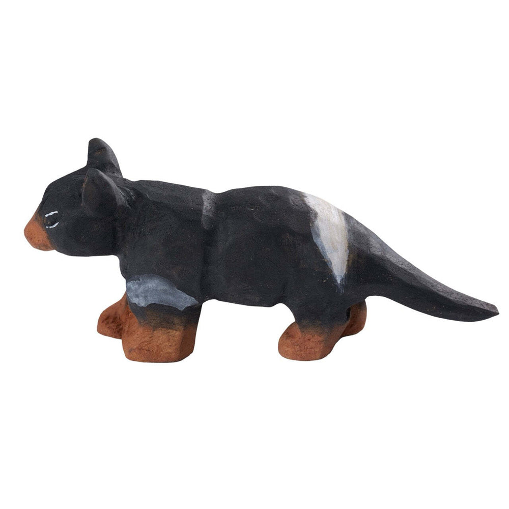 Wudimals Wood Tasmanian Devil Kids Animal Figure Toy 3y+