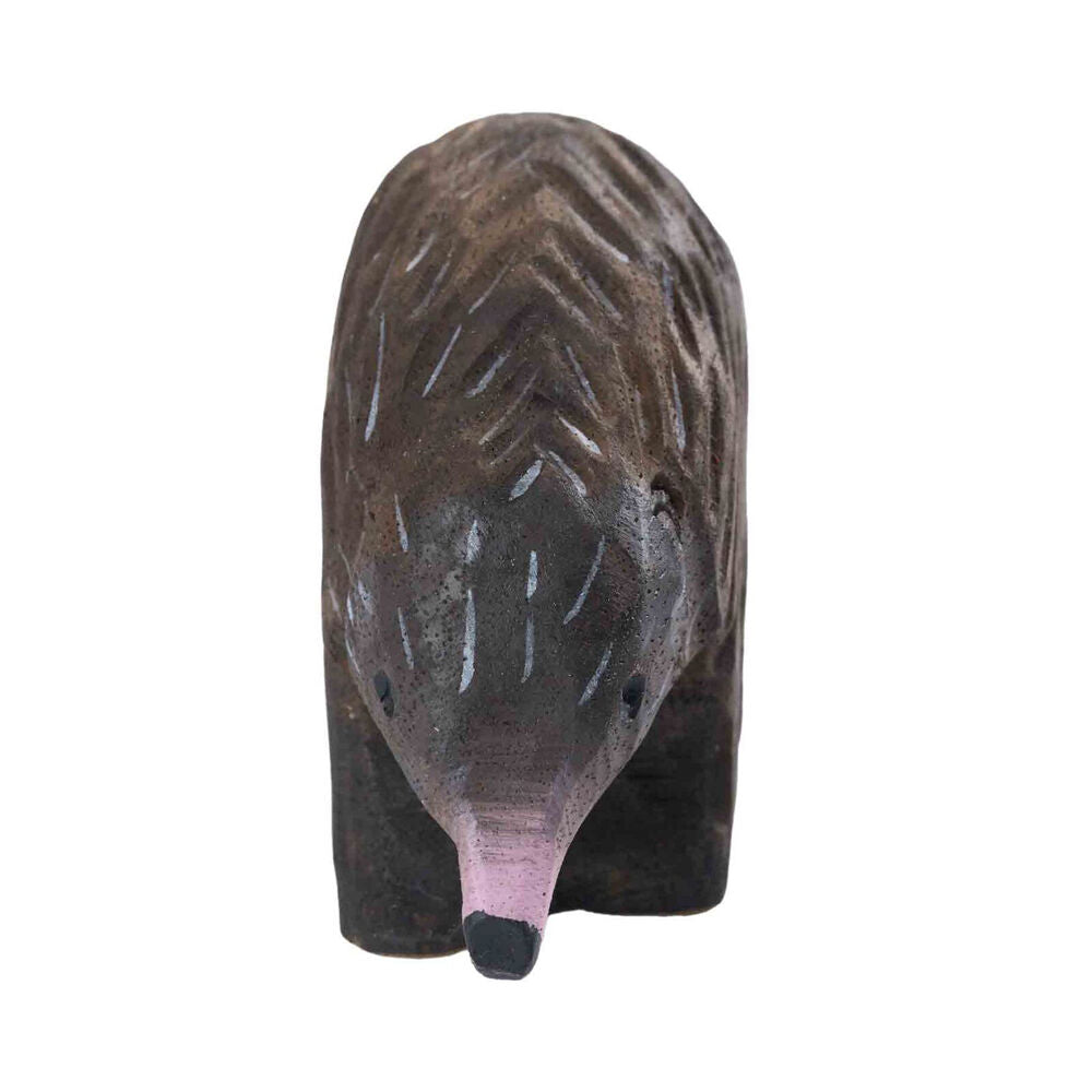 Wudimals Echidna Handmade Wooden Animal Toy Carved Figurine Kids 3y+