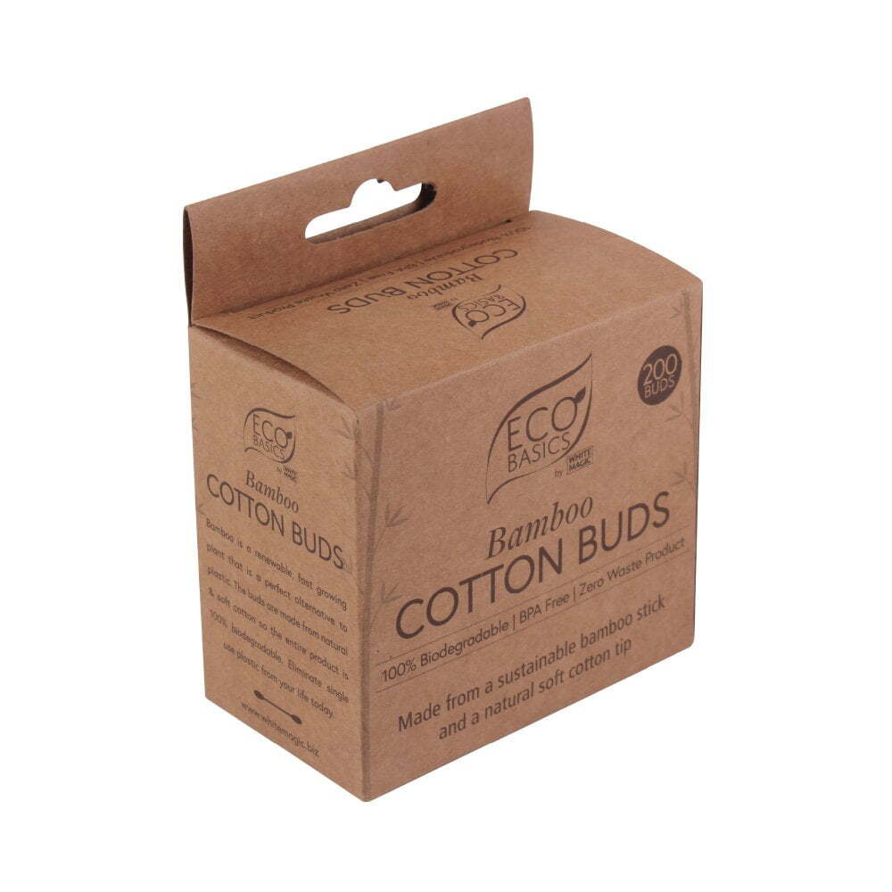 Eco Basics Soft Cotton Buds Ear Cleaning Swabs Wax Removal Tool