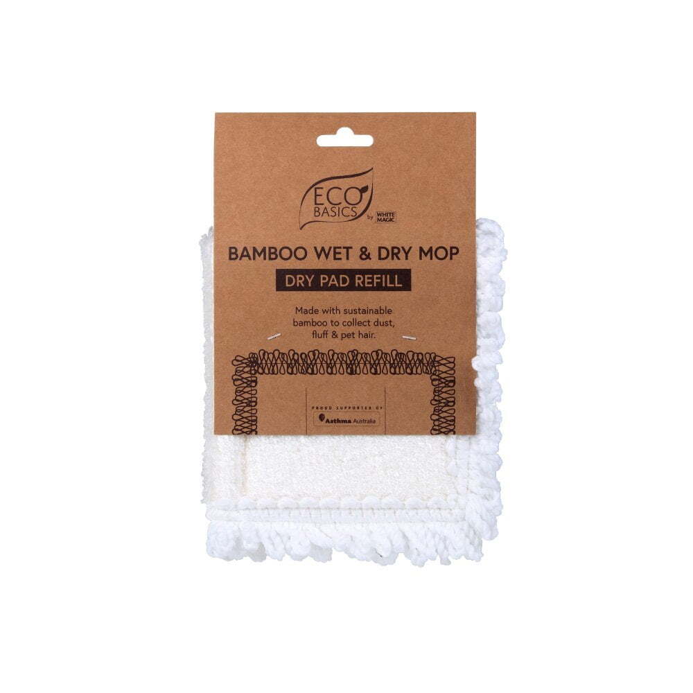 Eco Basics Dry Pad Refill Dust/Fluff Collector - White