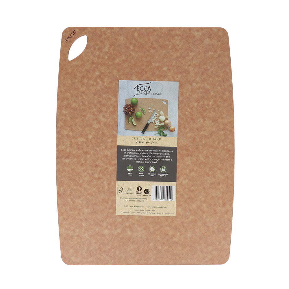 Eco Basics Medium Natural Cutting/Chopping Kitchen Board