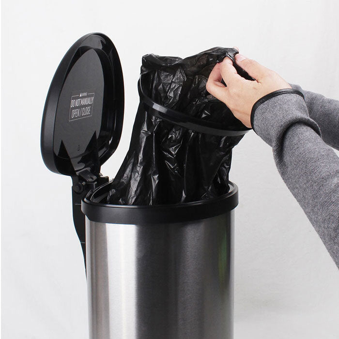 20pc Eco Basics 50L Recycled Garbage/Waste Bags/Bin Liner