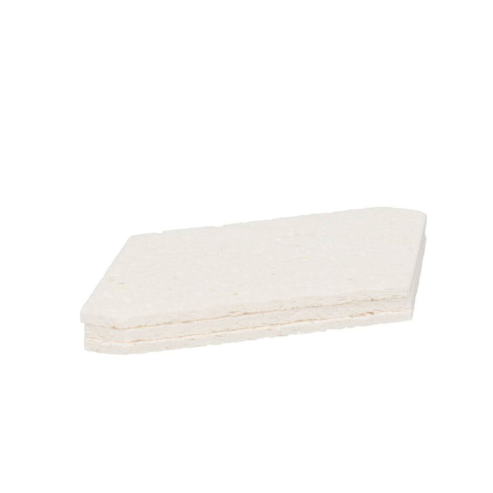 6PK 3pc White Magic Eco Basics Pop Up Natural Sponges White 11cm