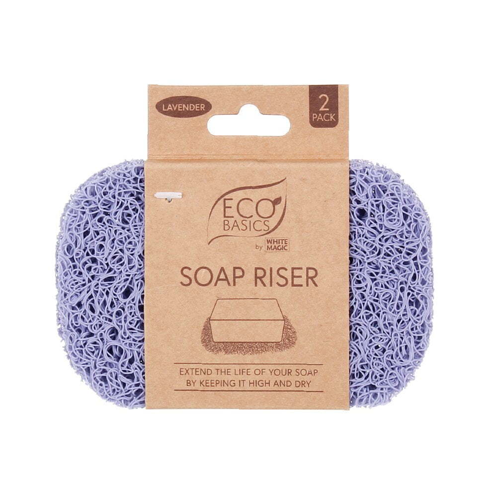 3x Eco Basics Soap Riser/Elevator Holder Storage - Lavender