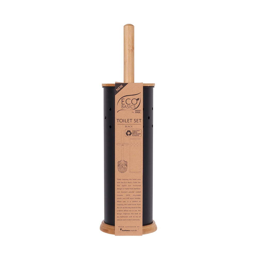 Eco Basics Toilet/Bathroom Set Bowl Cleaner - Black