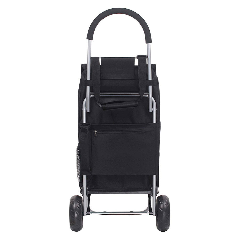 White Magic 3-in-1 Original 40L Handy Shopping Trolley  Carry Bag - Black