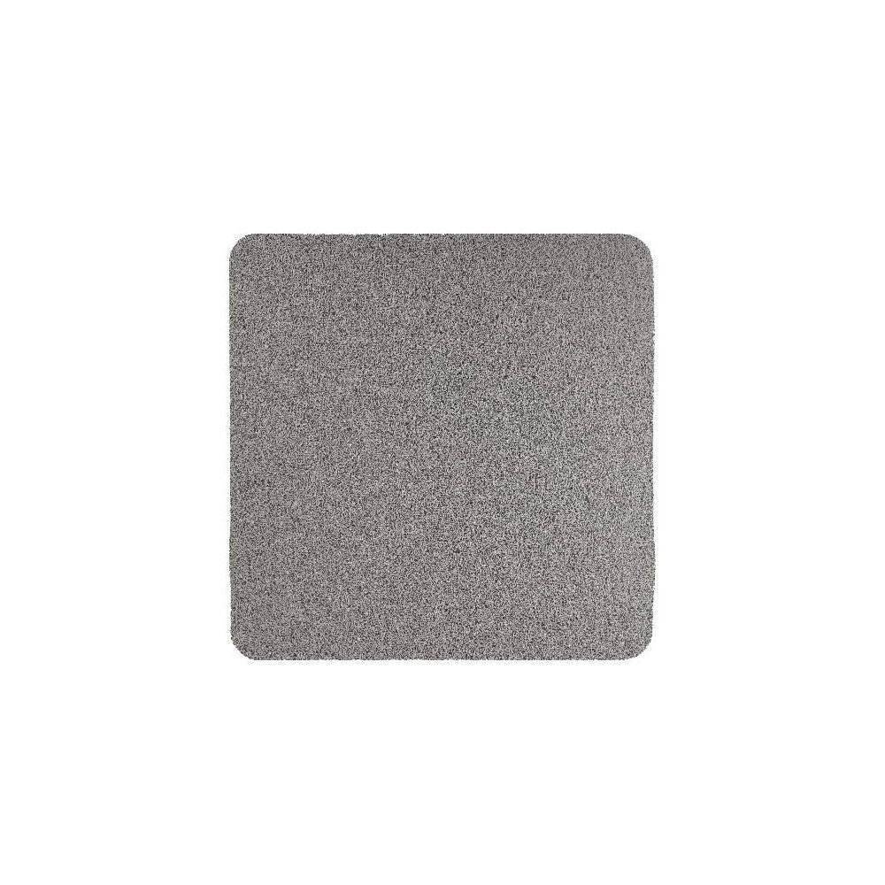 White Magic Non-Slip Shower Mat Square 53x53cm - Platinum
