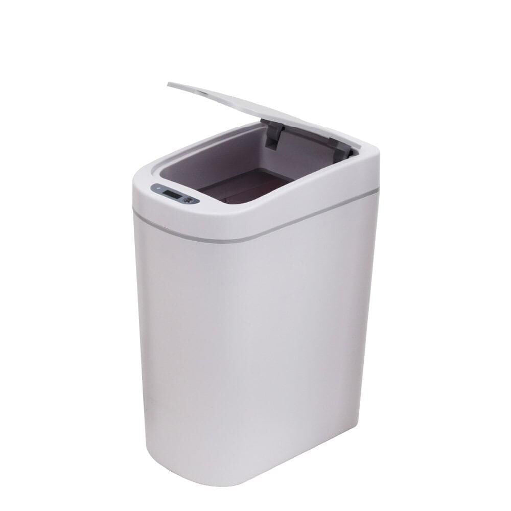 2PK Smart Bin 7L Bathroom Waste Container Motion Sensor Detection 34cm White
