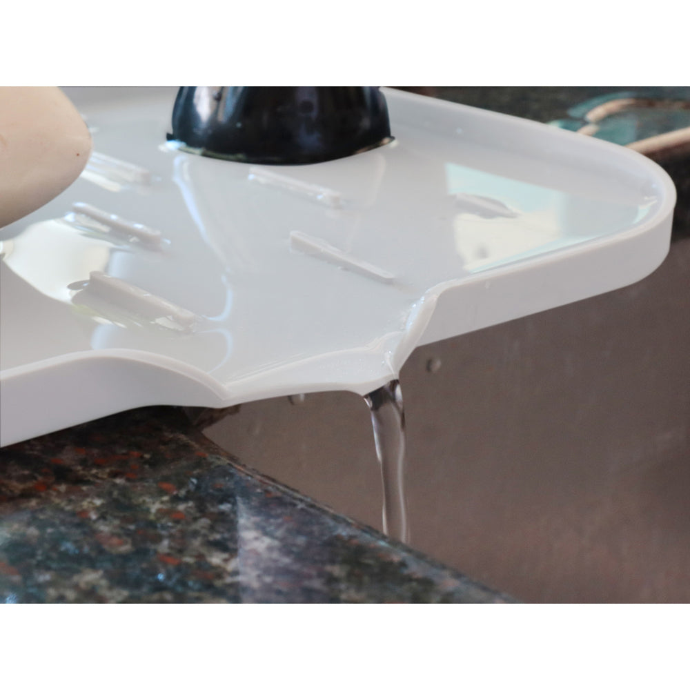 2PK White Magic Home/Kitchen Sink Splash Guard Faucet Mat  - White