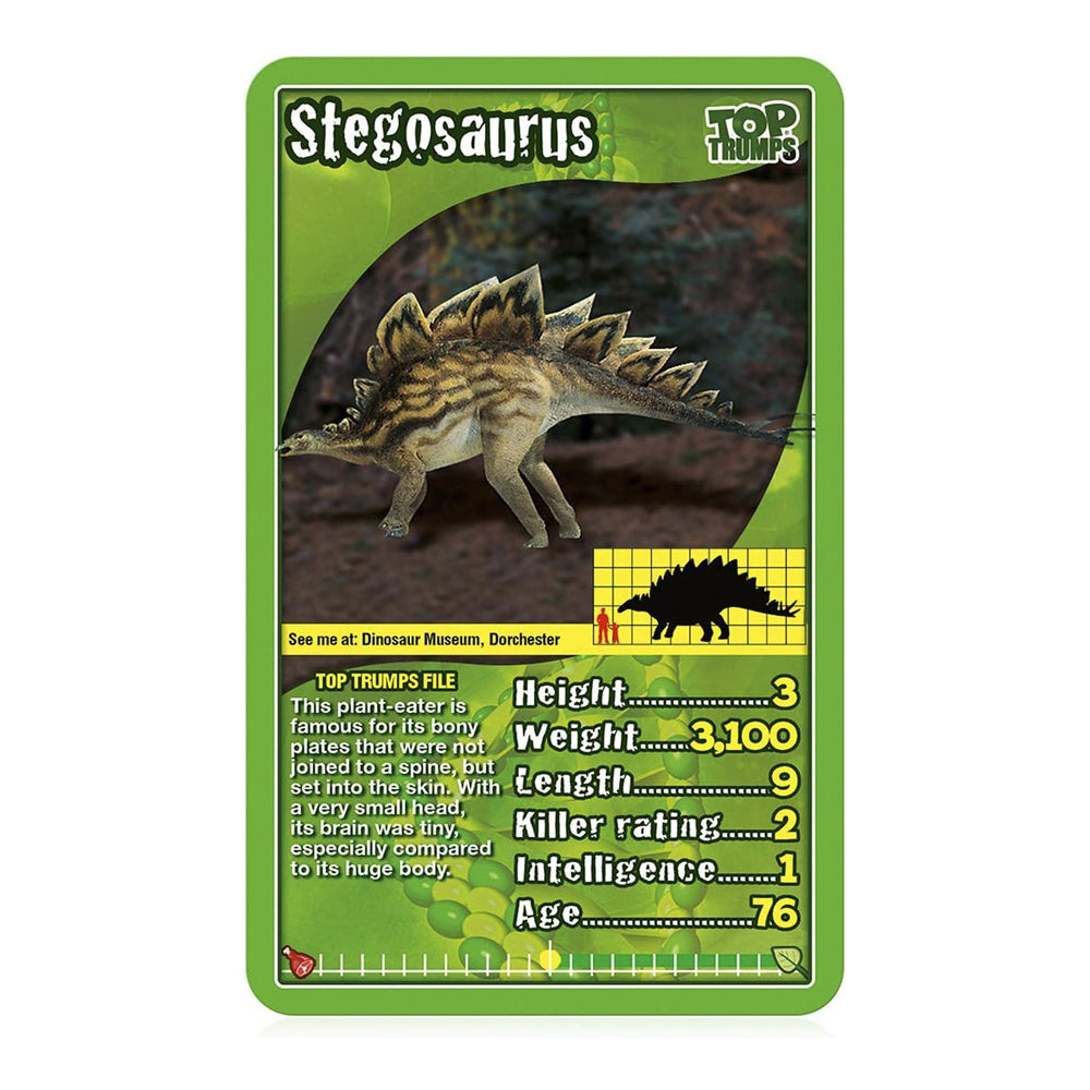 Dinosaurs 14cm Top Trumps Quiz/Guessing Card Game Kids Toy 5+