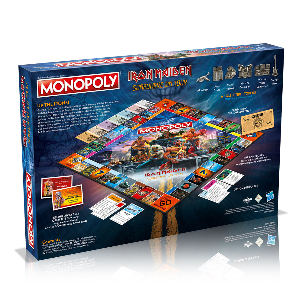 Monopoly Iron Maiden Adult Tabletop Themed Board Game 18+