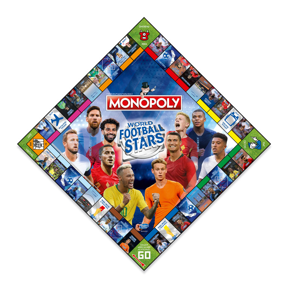 Monopoly World Football Stars Family Tabletop Themed Board Game 8+