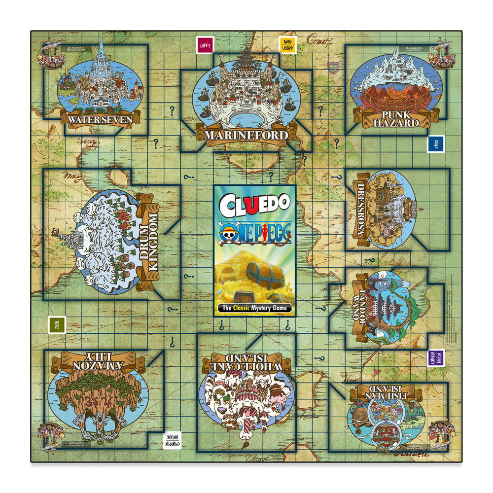 Cluedo One Piece Family Tabletop Themed Board Game 14+