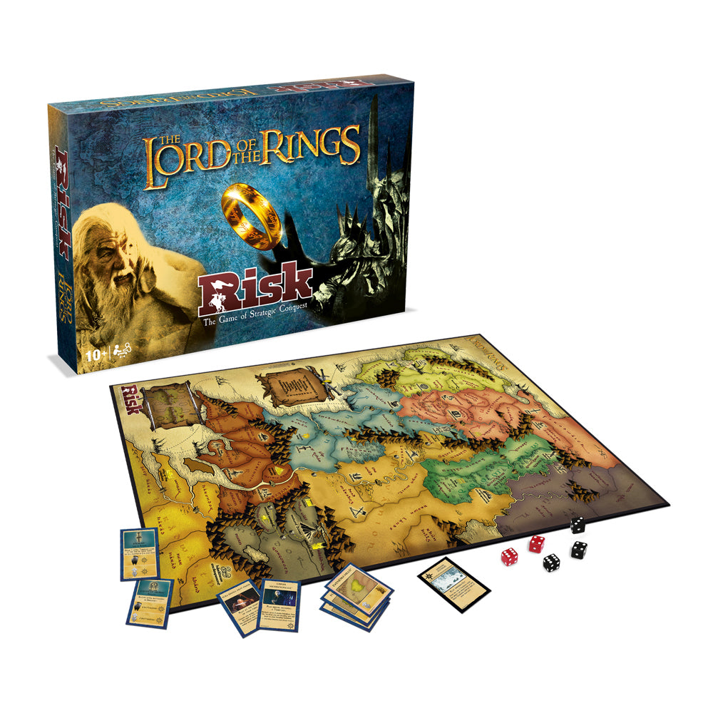 RISK Lord of the Rings Tabletop Themed Board Game 18+