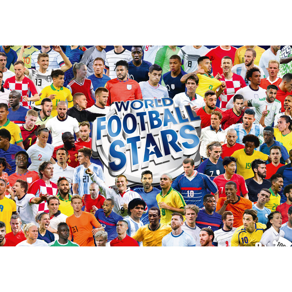 1000pc World Football Stars Edition Family and Kids Jigsaw Puzzle 8+