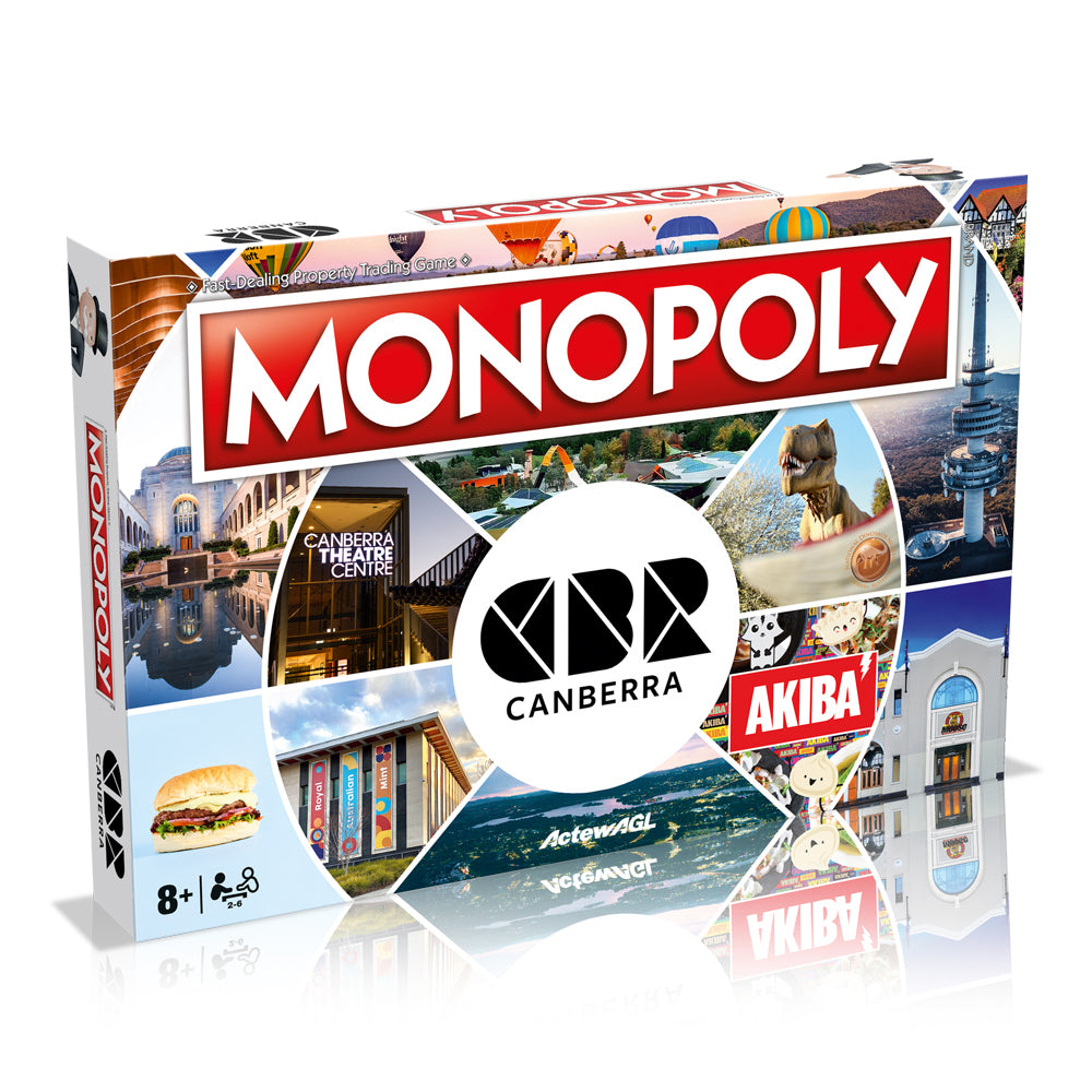 Monopoly - City Editions Canberra Family Tabletop Themed Board Game 8+