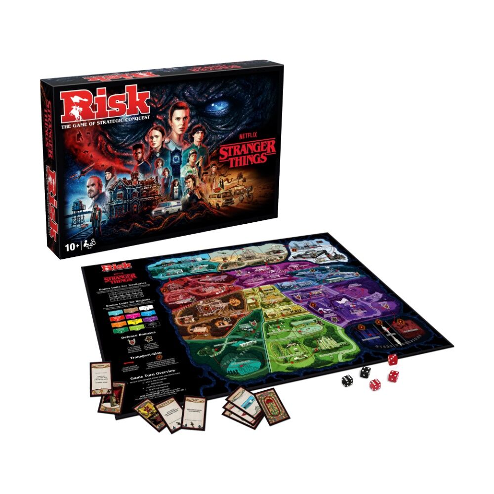 RISK Stranger Things Family Party Tabletop Board Game 13+