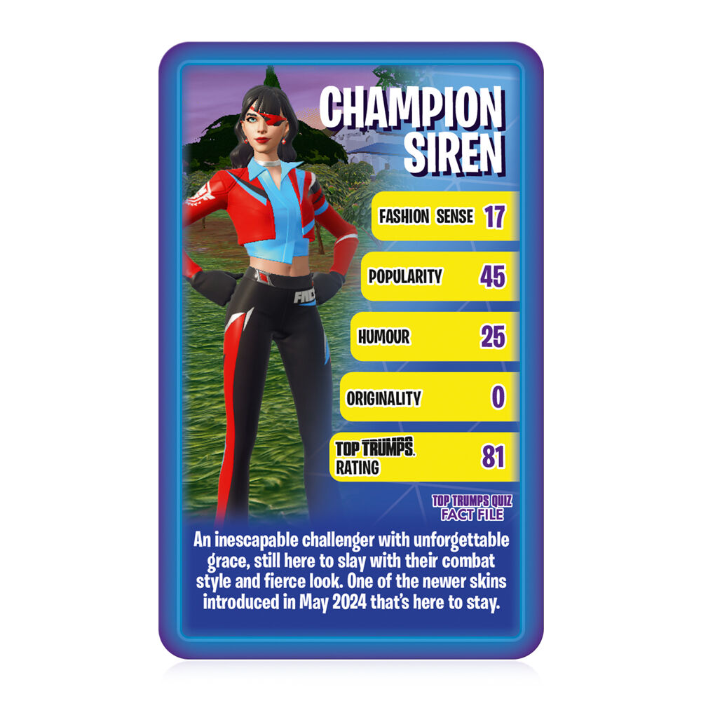 Top Trumps The Independent and Unofficial Guide To Fortnite V2 Card Game 5+