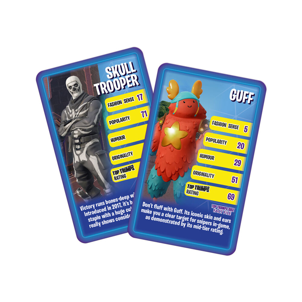 Top Trumps The Independent and Unofficial Guide To Fortnite V2 Card Game 5+