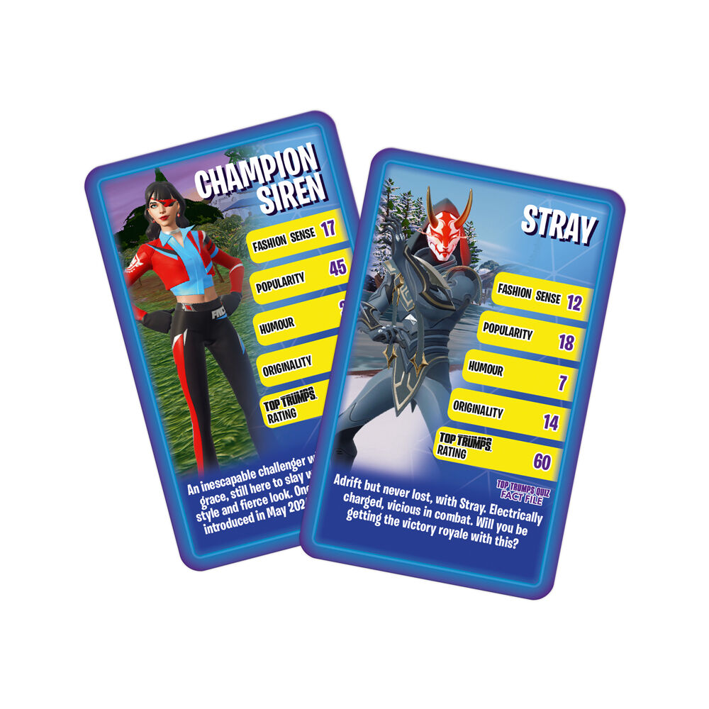 Top Trumps The Independent and Unofficial Guide To Fortnite V2 Card Game 5+