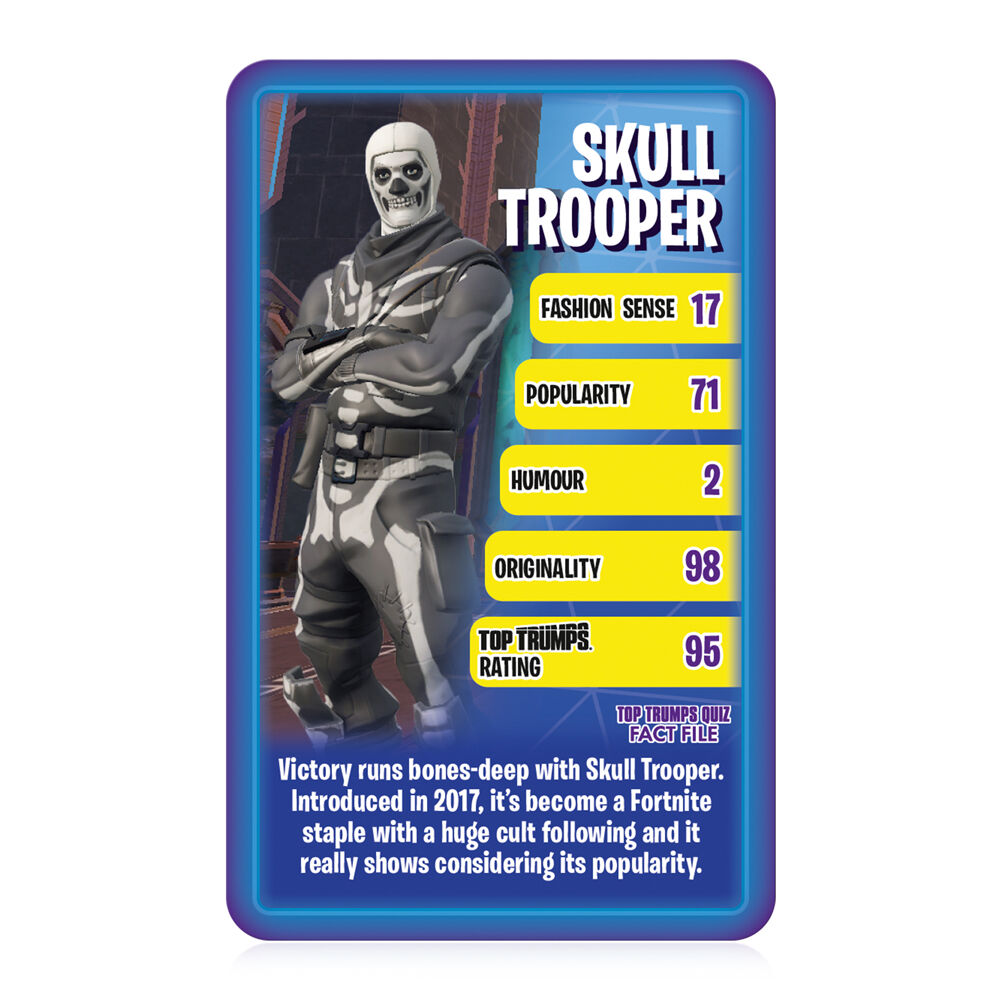 Top Trumps The Independent and Unofficial Guide To Fortnite V2 Card Game 5+