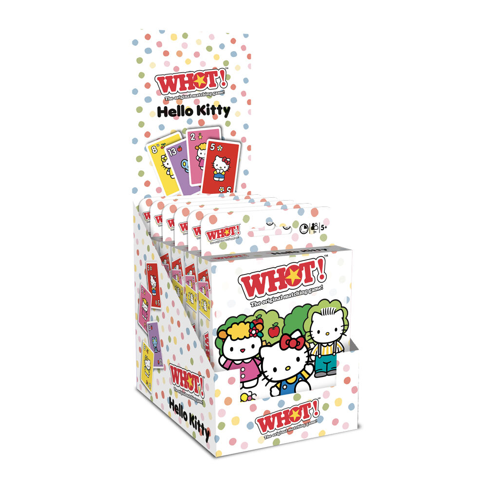 Whot! Hello Kitty Edition Family and Kids Fast Paced Card Game 5+