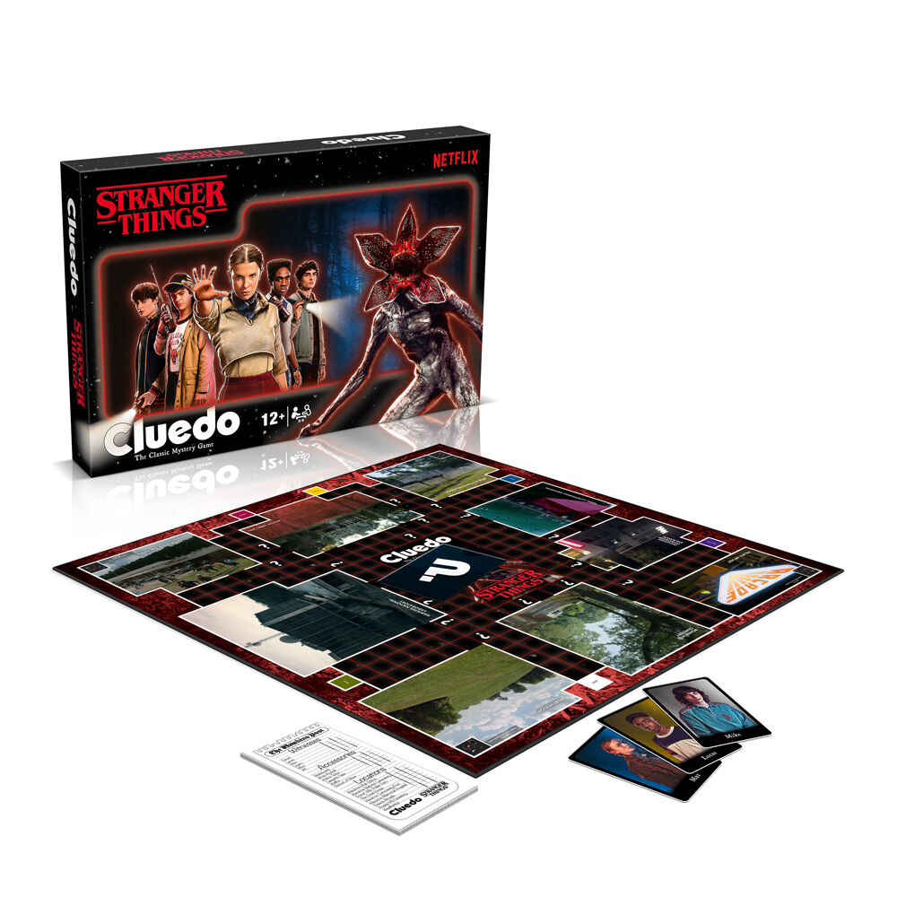 Cluedo Stranger Things Edition Family & Kids Mystery Board Game 12+