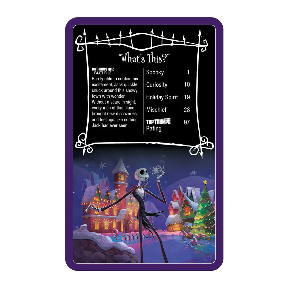 Top Trumps Nightmare Before Christmas Edition Family and Kids Card Game 5+