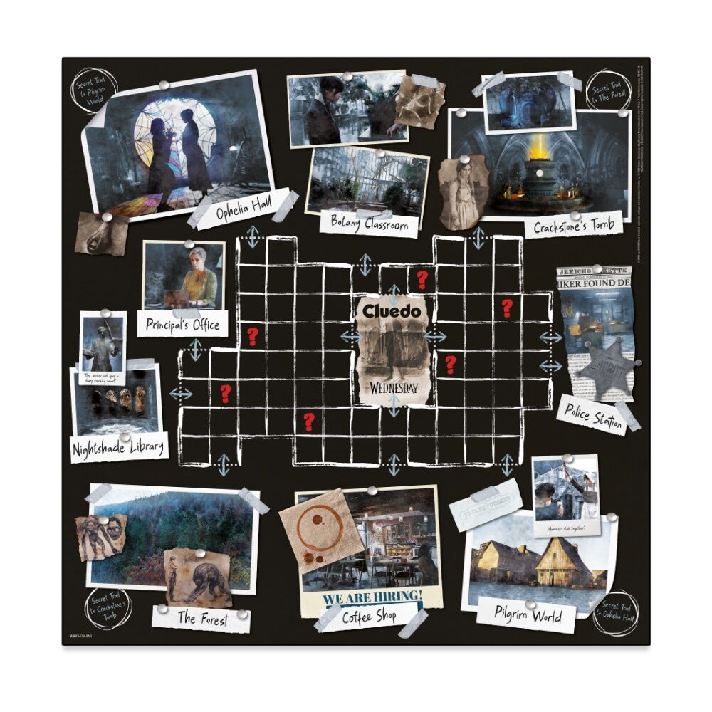 Cluedo Wednesday Kids/Children Interactive Board Game 8+