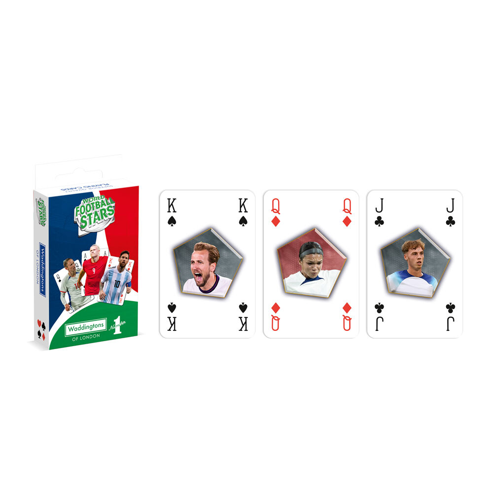 World Football Stars Edition Family and Kids Playing Cards Game 5+
