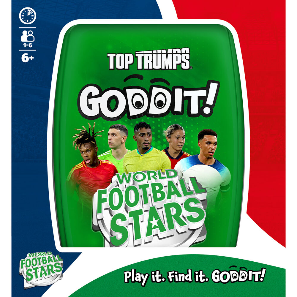 Top Trumps World Football Stars Edition GODDIT! Family and Kids Card Game 5+