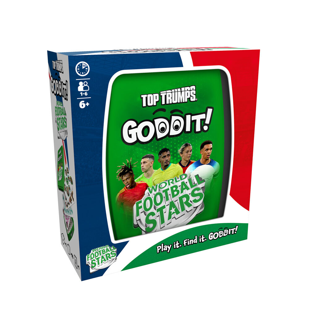 Top Trumps World Football Stars Edition GODDIT! Family and Kids Card Game 5+