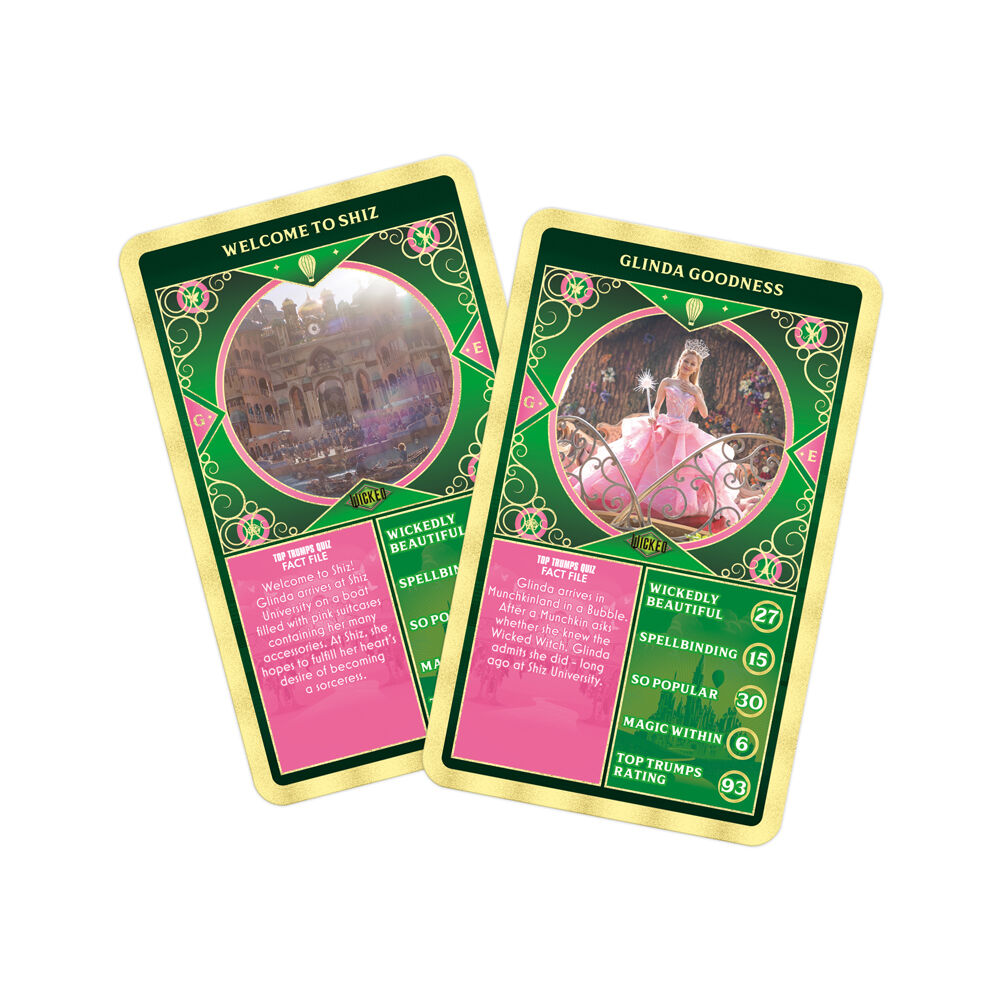 2PK Top Trumps Wicked Edition Family and Kids Trivia Card Game 5+
