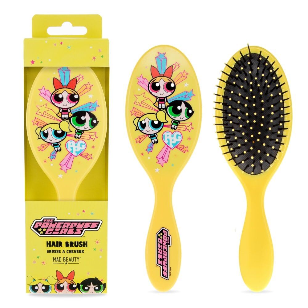 Warner Bros Powerpuff Girls Super Cute Detangling Hair Brush Yellow
